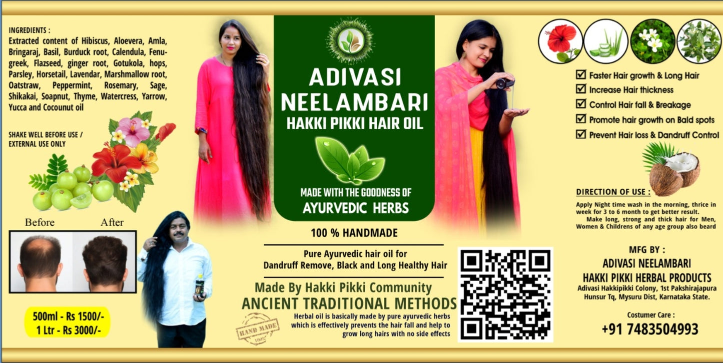 Adivasi Neelambari Hair Growth Oil